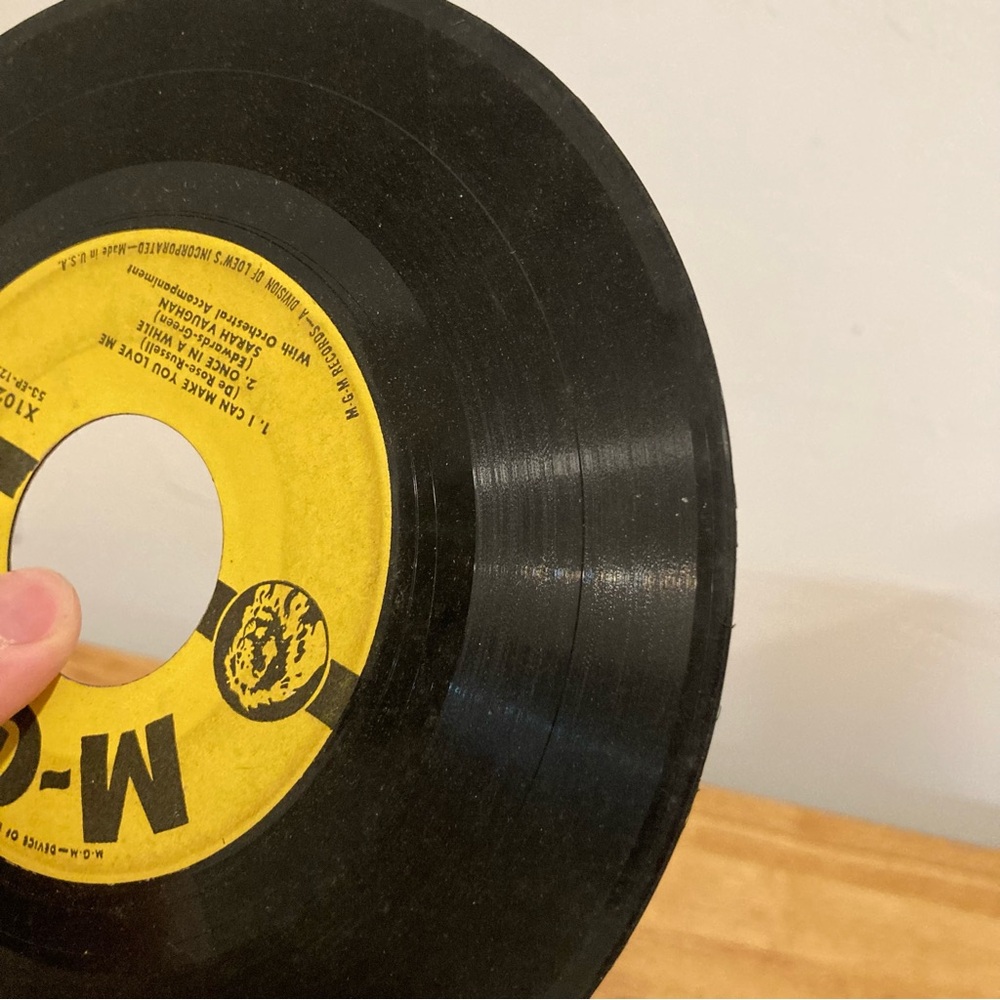 Vintage 1950s Jazz Sarah Vaughan MGM The Man I Love US 7" EP - Picture 4 of 16